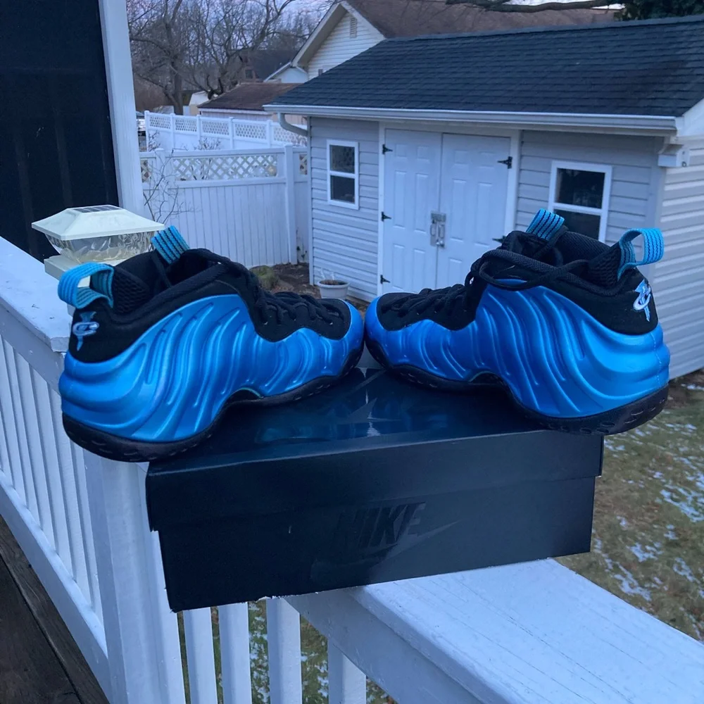 Nike Foamposite One PRM University Blue size 10 mens - Picture 4 of 8